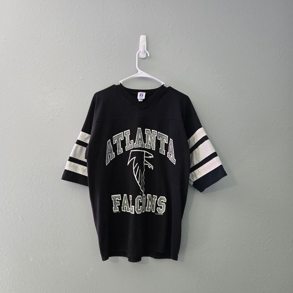 Vintage Atlana Flacons TShirt Men's Size Large Logo 7 Vintage NFL 80s 90s